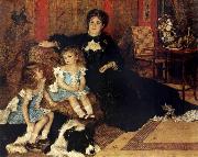 Pierre-Auguste Renoir Madame Charpenting and Children France oil painting artist